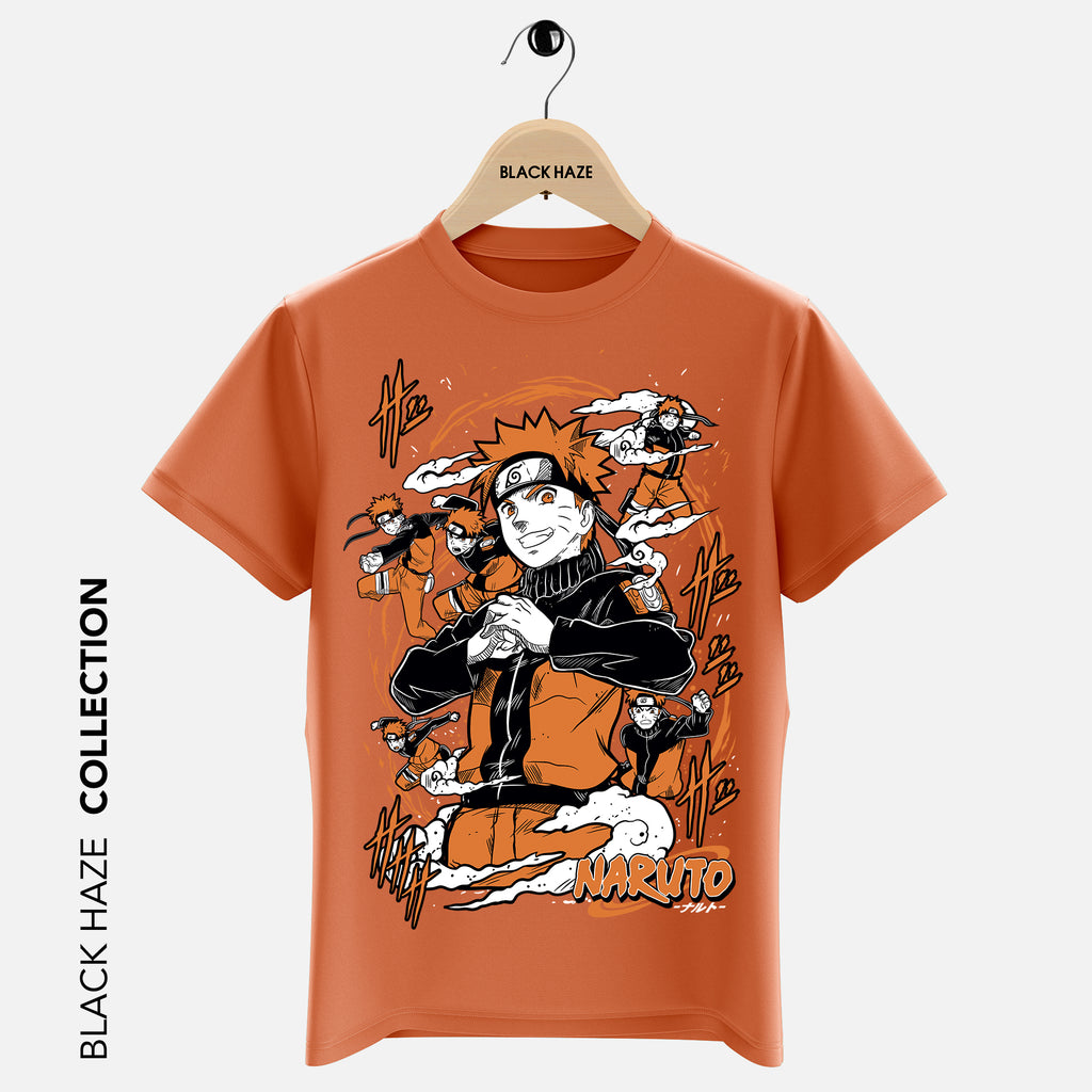 NARUTO UZUMAKI T-Shirt By BLACK HAZE image 0