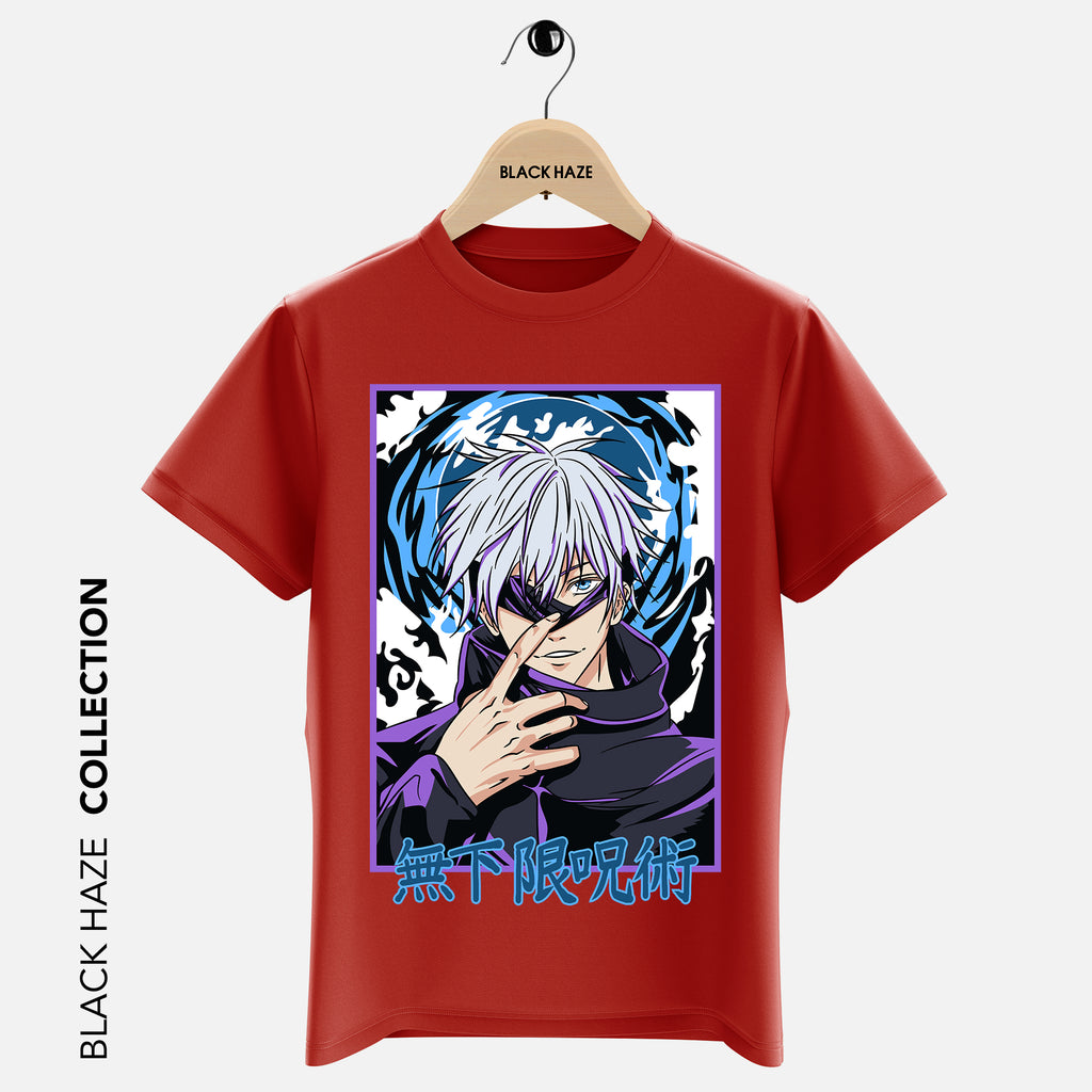 JUJUTSU KAISEN White T-Shirt By BLACK HAZE image 0