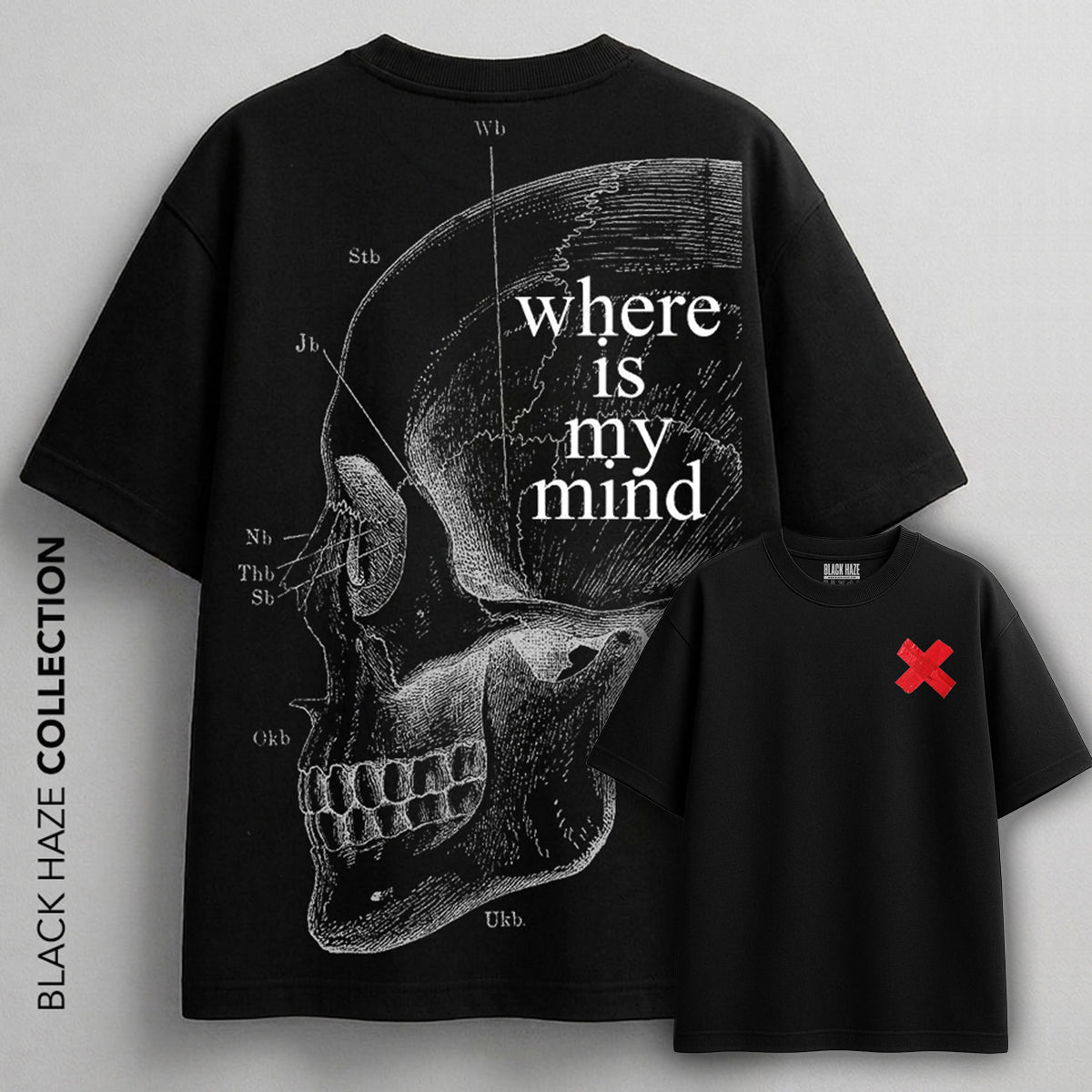 Where is my mind T-Shirt by BLACK HAZE image 0