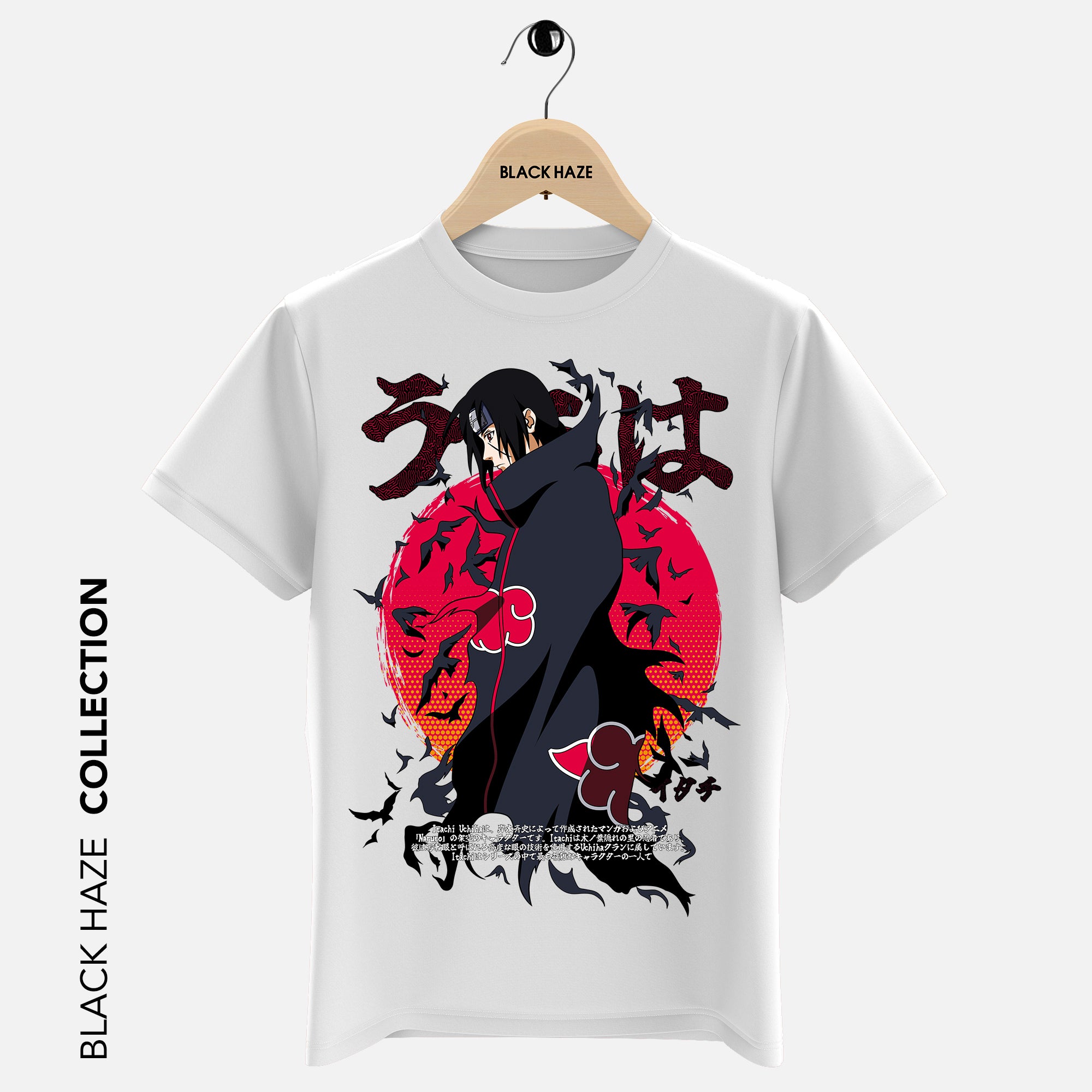 ITACHI Circle T-Shirt By BLACK HAZE image 0