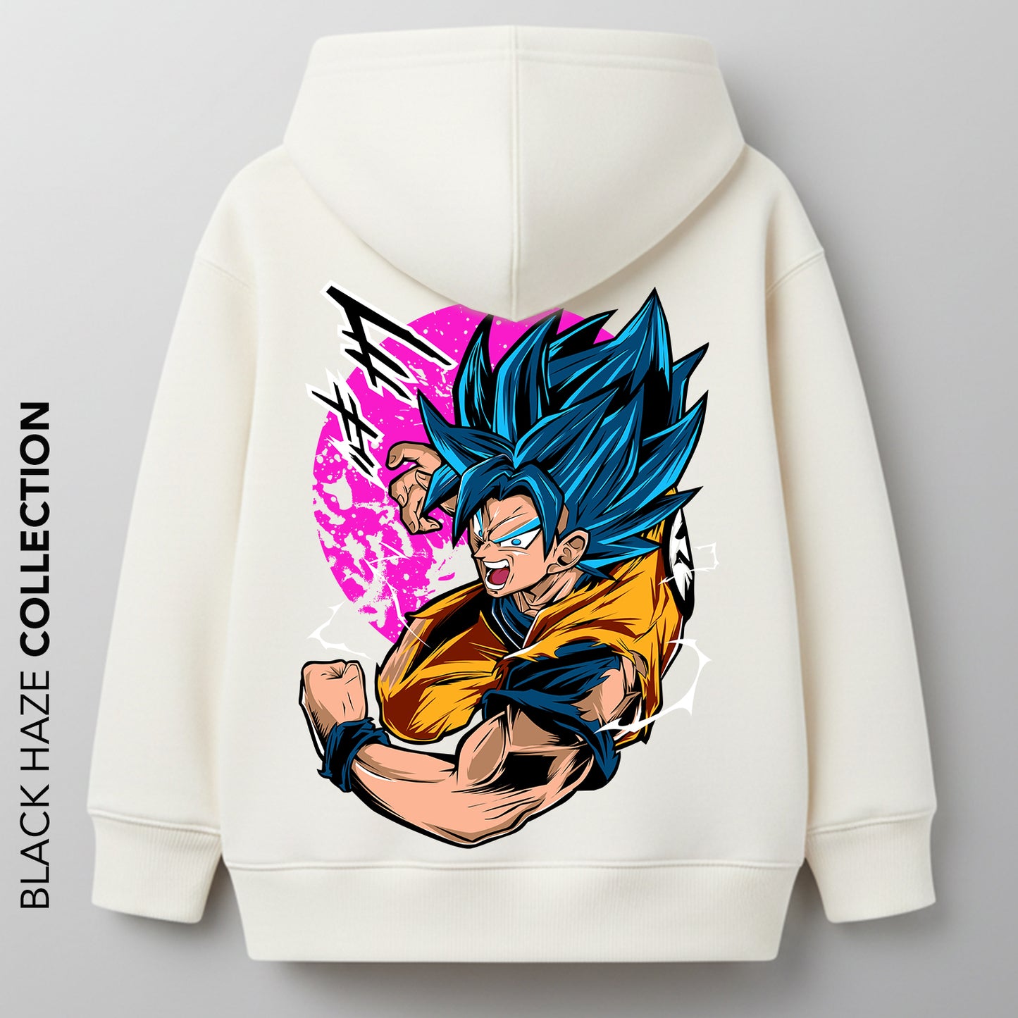 GOKU SUPER SAIYAN Blue Oversize 100% Coton By BLACK HAZE image 0