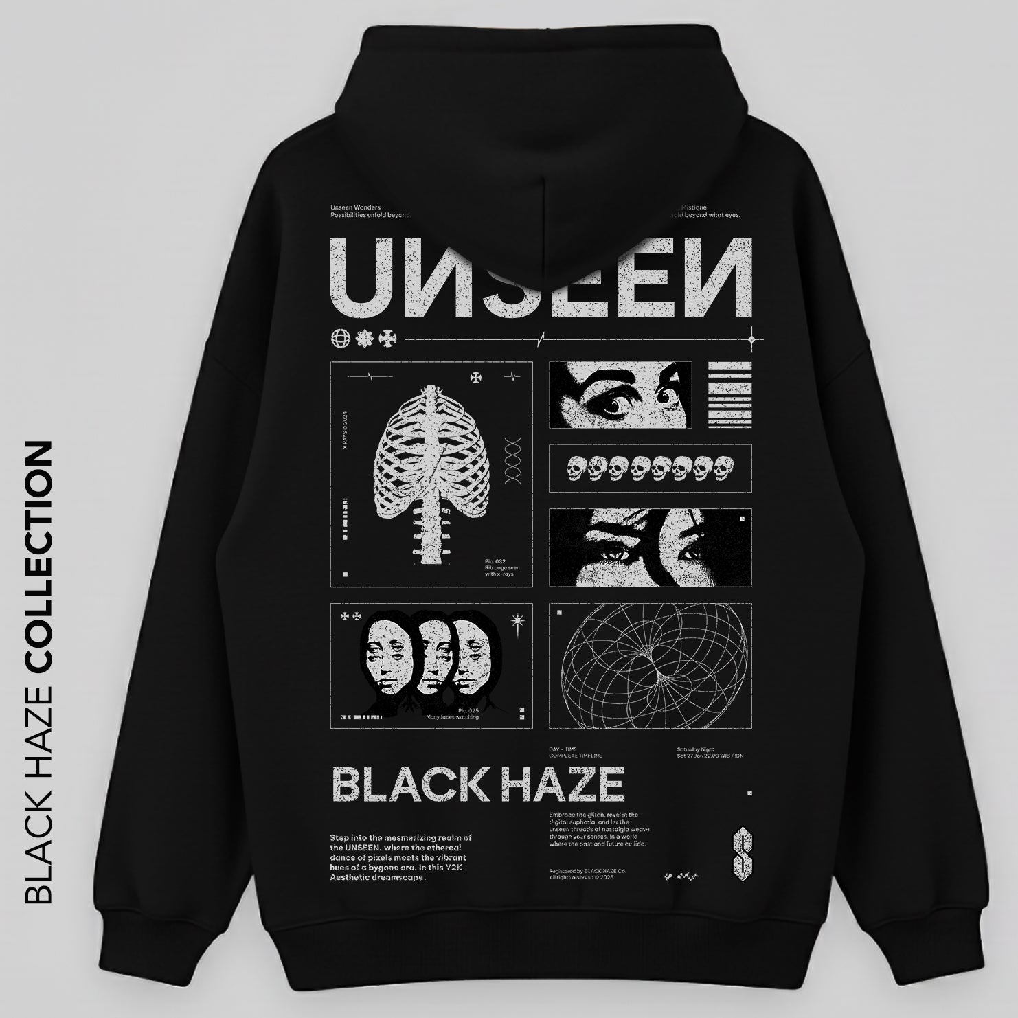 Unseen Oversize Capuche 100% Coton By BLACK HAZE image 0