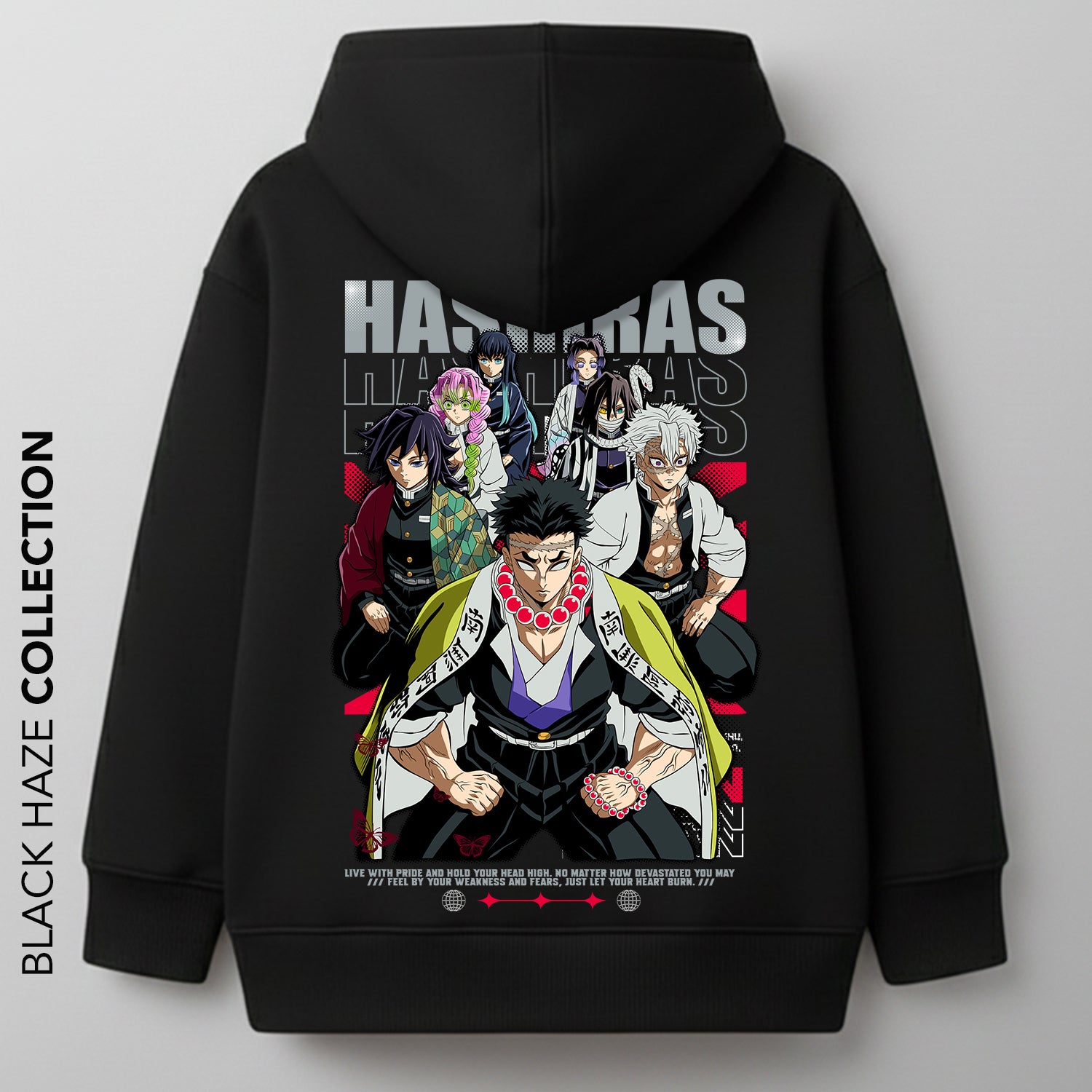 DEMON SLAYER All Oversize 100% Coton By BLACK HAZE image 1