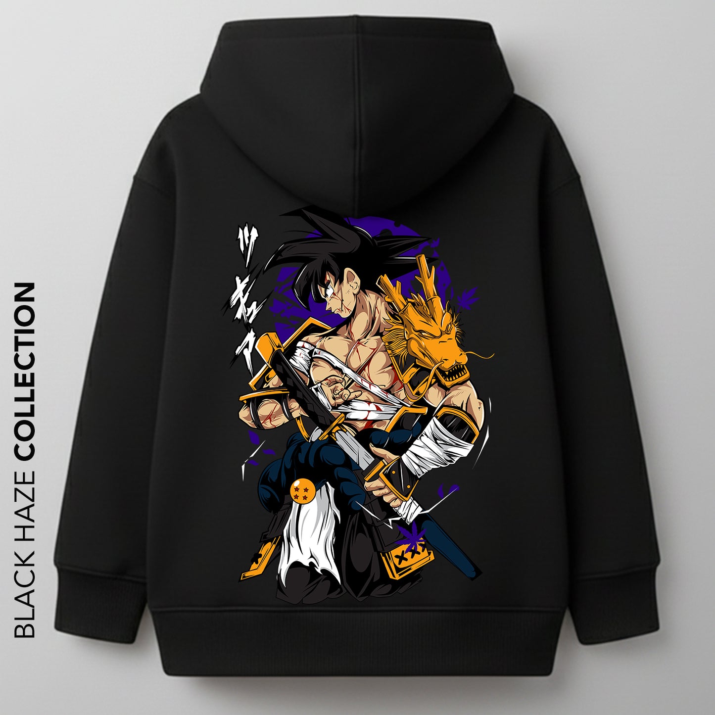 GOKU Velvet Oversize 100% Coton By BLACK HAZE image 1