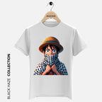 Luffy Keffiey T-Shirt By BLACK HAZE image 0