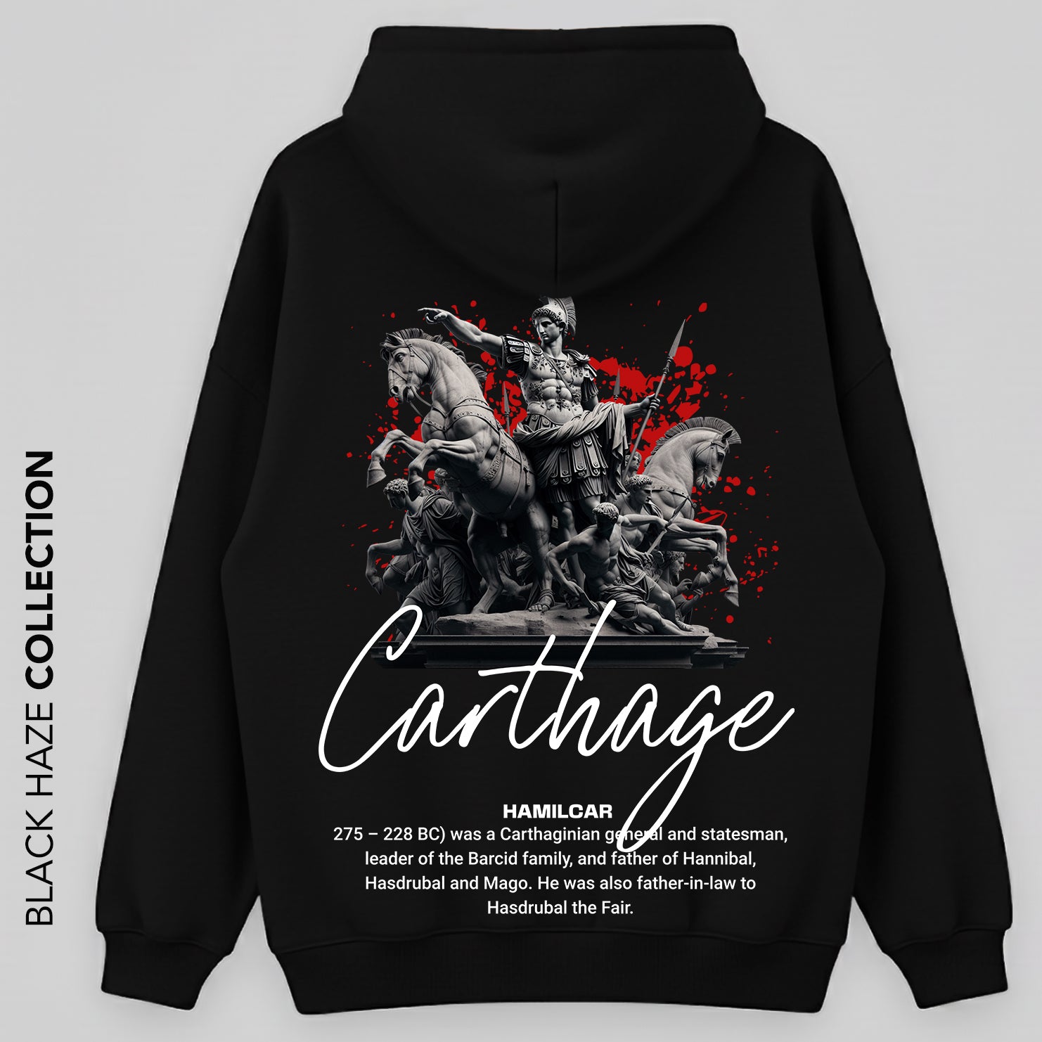 Hamilcar BH Oversize Capuche 100% Coton By BLACK HAZE image 0