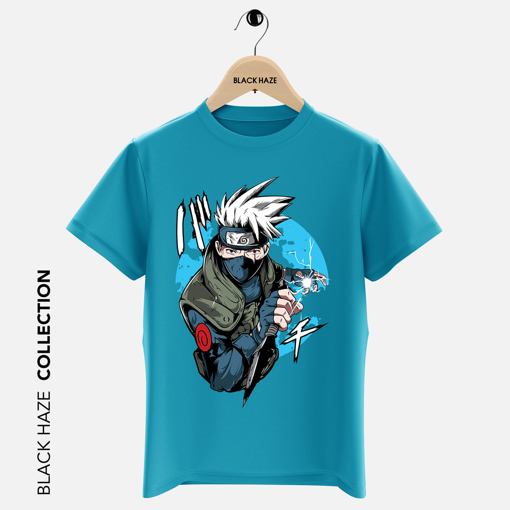 KAKASHI BLEU T-Shirt By BLACK HAZE image 5