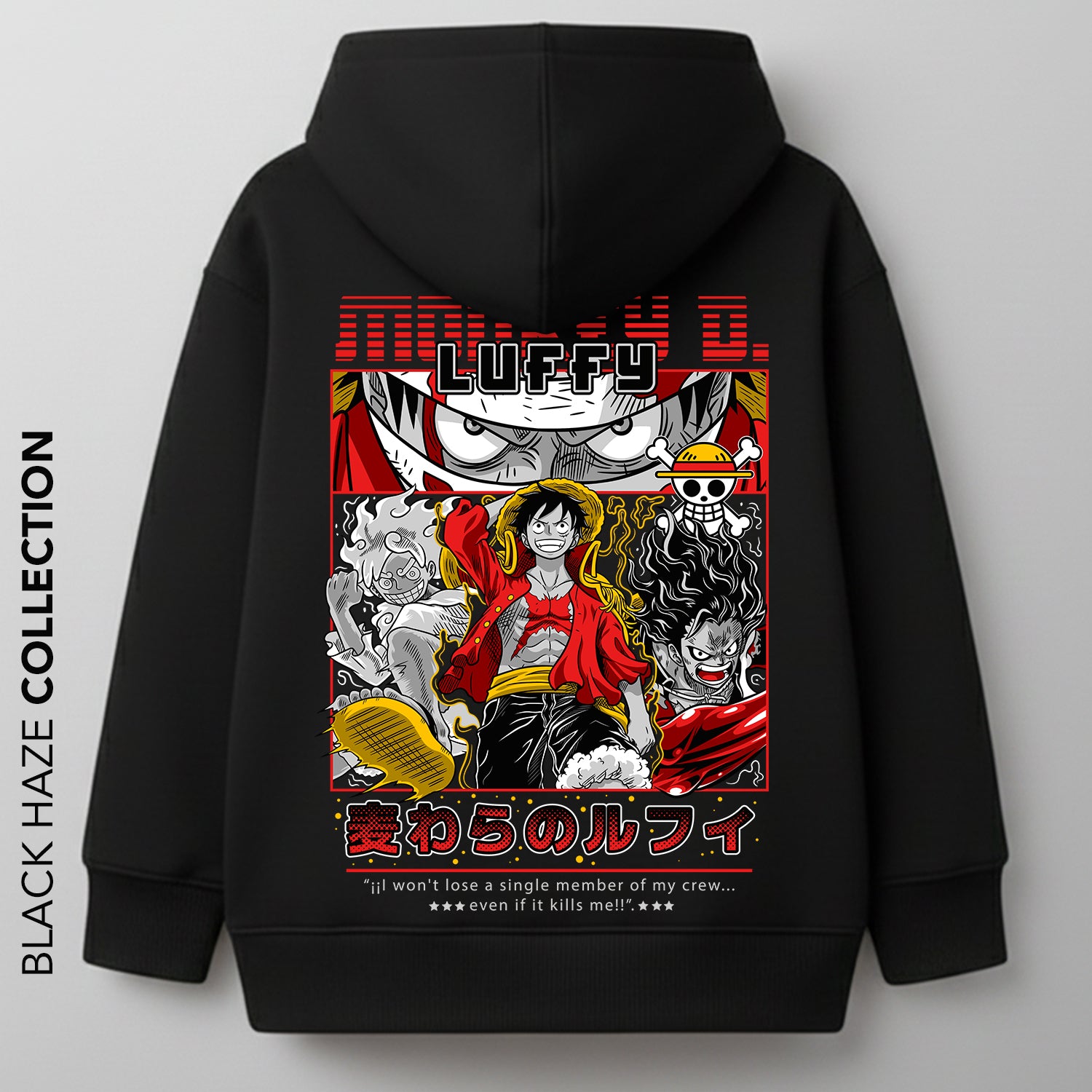 LUFFY Crew Oversize 100% Coton By BLACK HAZE image 0