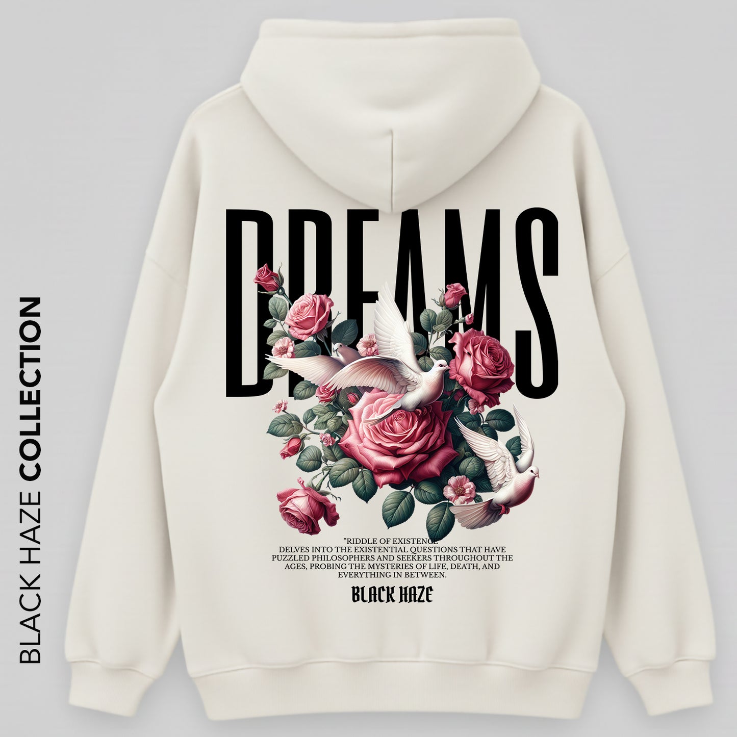 Dreams Oversize Capuche 100% Coton By BLACK HAZE image 0
