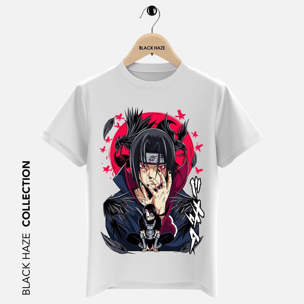 ITACHI Red Eyes T-Shirt By BLACK HAZE image 0