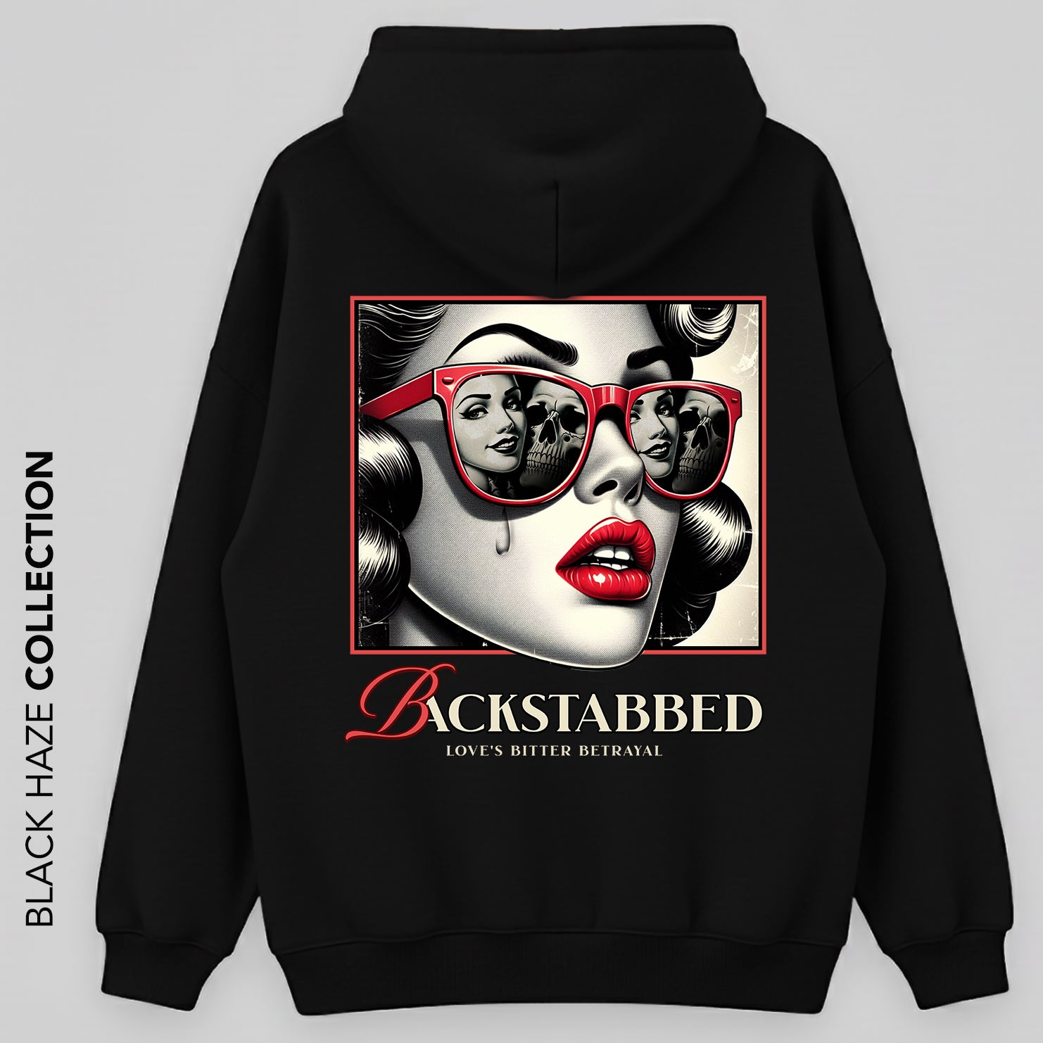 Backstabbed Oversize Capuche 100% Coton By BLACK HAZE image 0