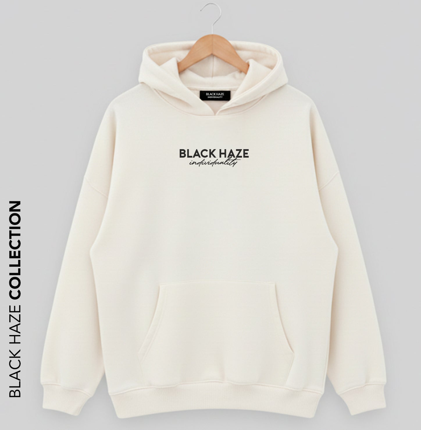 Crossing the Alps Oversize Capuche 100% Coton By BLACK HAZE image 1