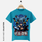 JUJUTSU KAISEN Blue T-Shirt By BLACK HAZE image 0