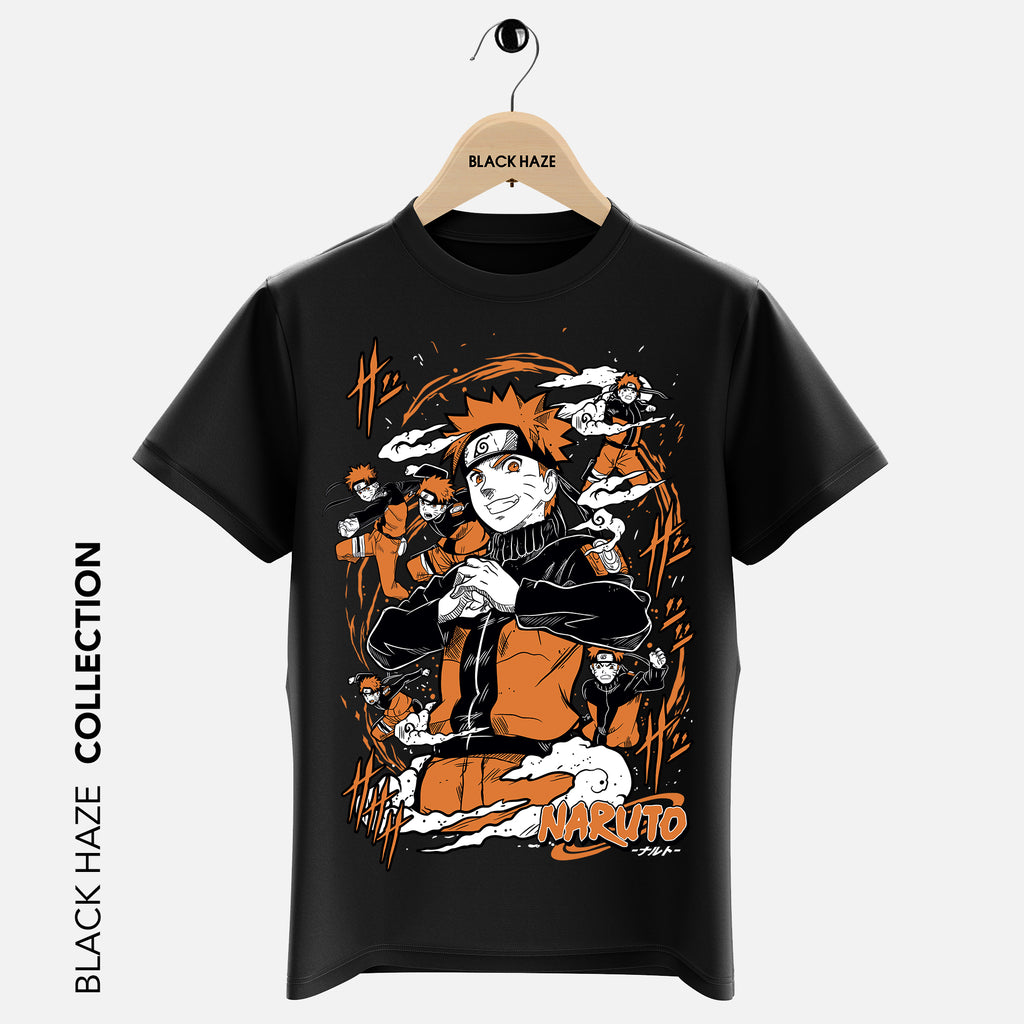 NARUTO UZUMAKI T-Shirt By BLACK HAZE image 1