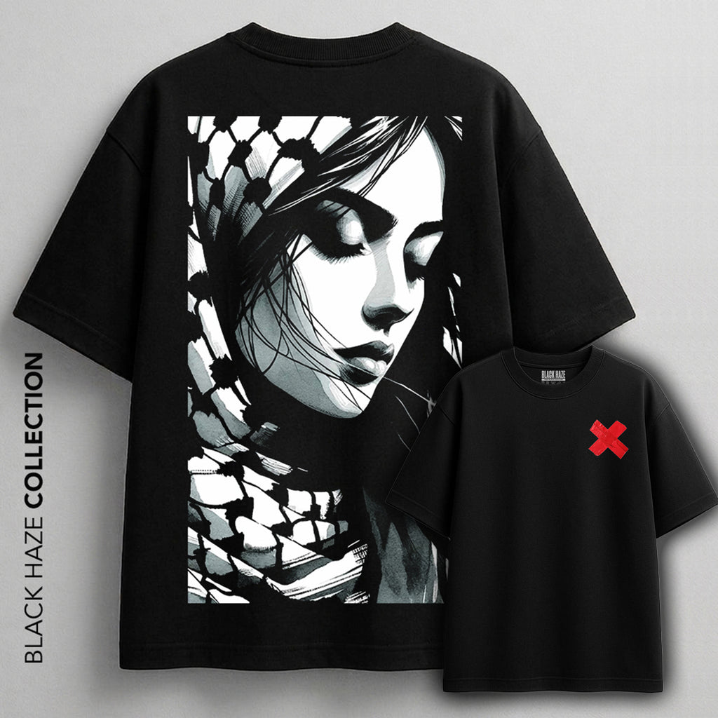 Lady Keffiya T-Shirt by BLACK HAZE image 0