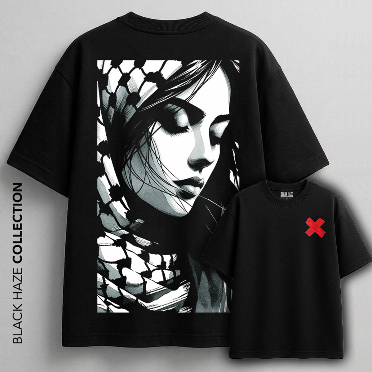 Lady Keffiya T-Shirt by BLACK HAZE image 0
