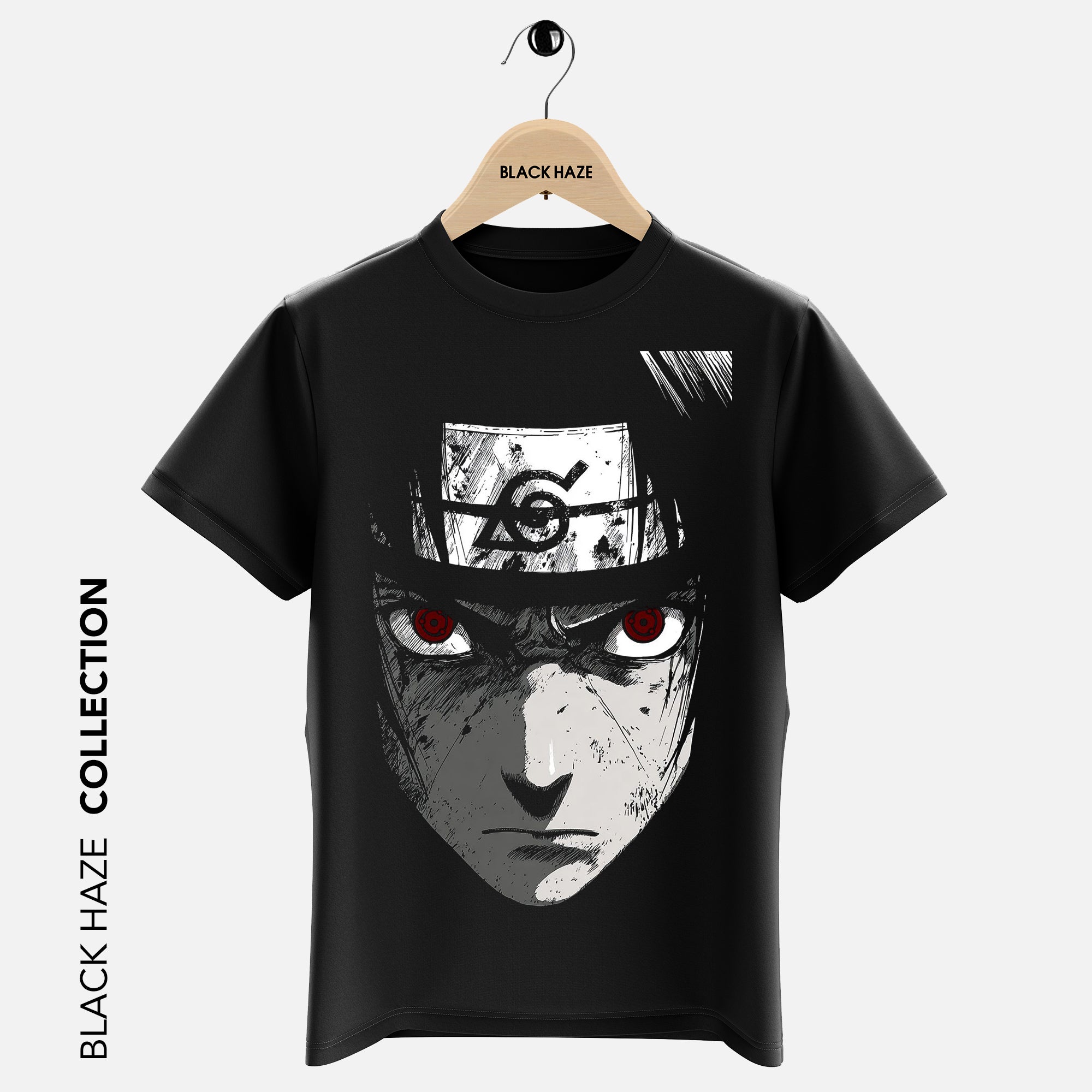 Kakashi Red Eyes T-Shirt By BLACK HAZE image 0