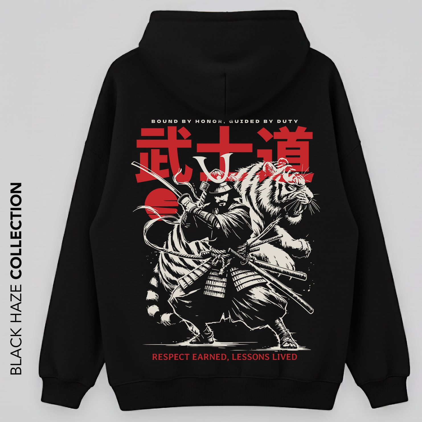 Bushido Legacy Oversize Capuche 100% Coton By BLACK HAZE image 0