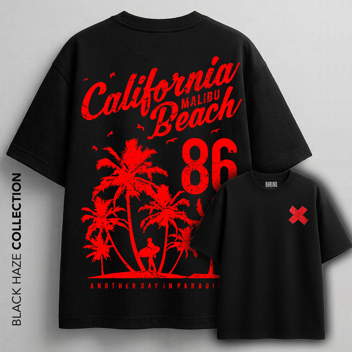 Malibu Beach T-Shirt by BLACK HAZE image 0
