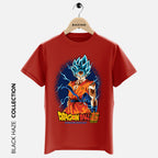 GOKU BLUE CIRCLE T-Shirt By BLACK HAZE image 0