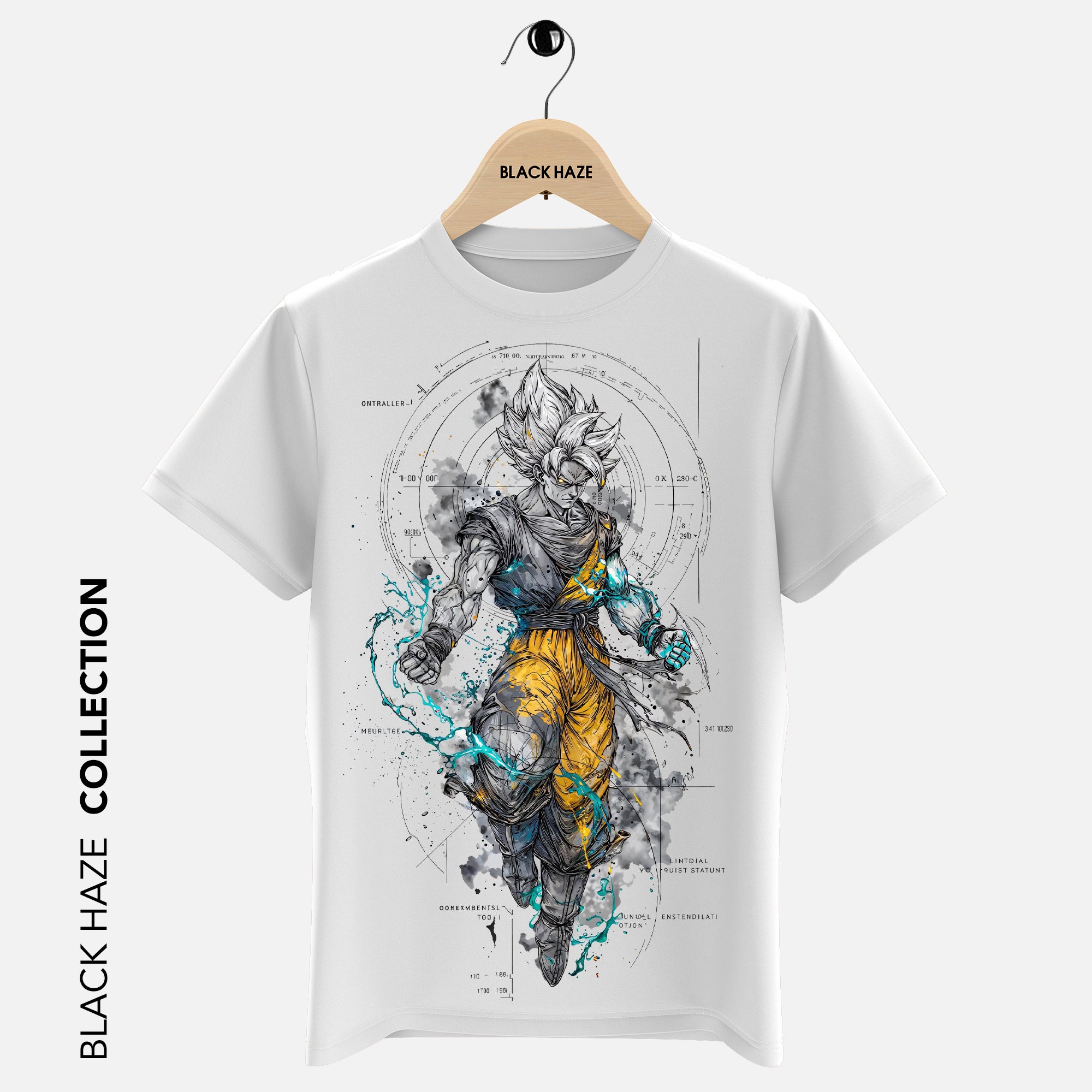 Goku FLy T-Shirt By BLACK HAZE image 0