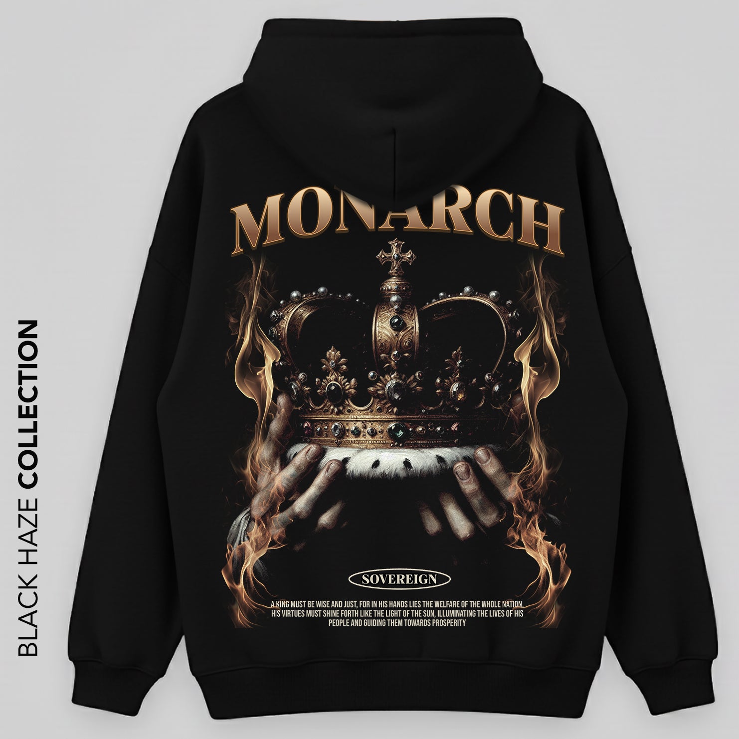 MONARCH Oversize Capuche 100% Coton By BLACK HAZE image 0
