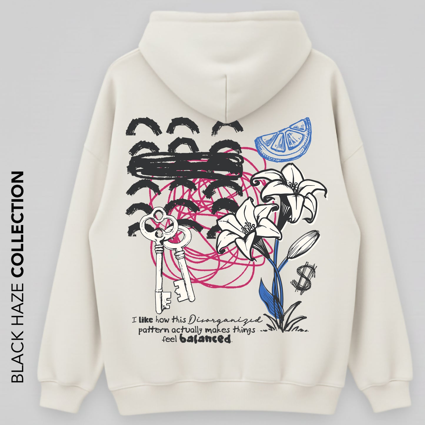 Balanced Oversize Capuche 100% Coton By BLACK HAZE image 0