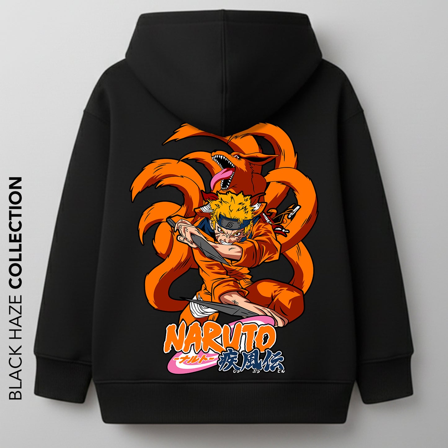 NARUTO X KURAMA Oversize 100% Coton By BLACK HAZE image 1