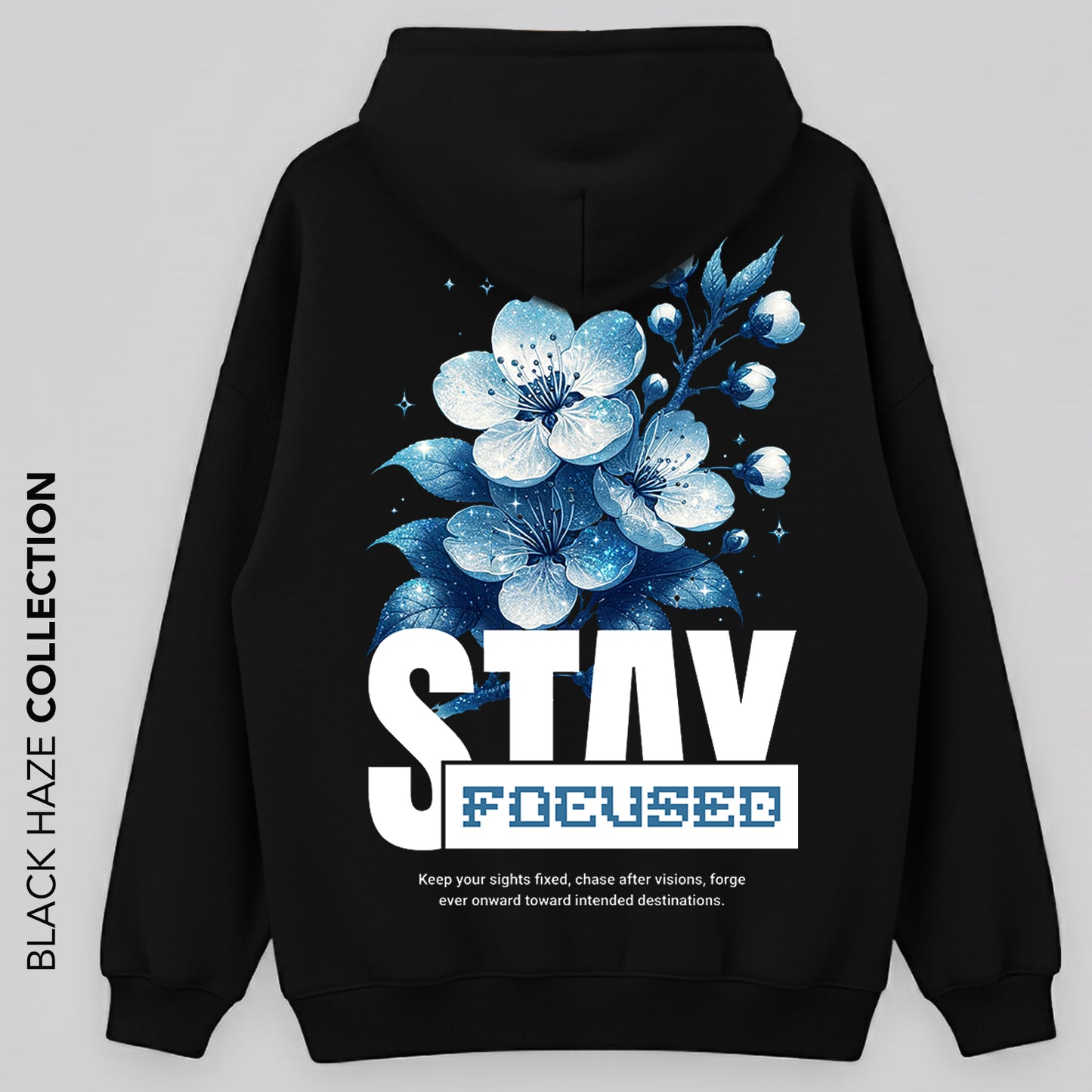 Stay Focused Oversize Capuche 100% Coton By BLACK HAZE image 0