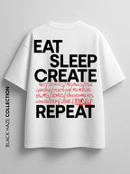 Eat Sleep REPEAT T-Shirt by BLACK HAZE image 1