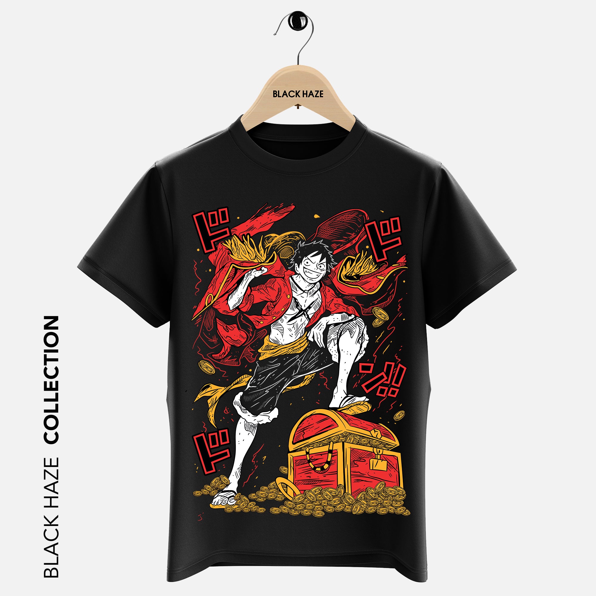 Luffy Treasure T-Shirt By BLACK HAZE image 0