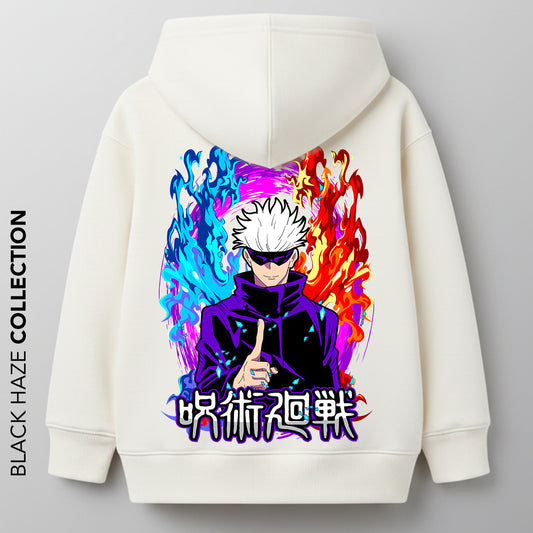 JUJUTSU KAISEN  SATORU GOJO Velvet Oversize 100% Coton By BLACK HAZE image 1