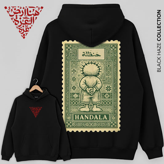 Handala Oversize Capuche 100% Coton By BLACK HAZE image 0