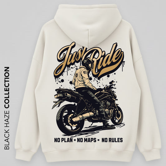 Just Ride Oversize Capuche 100% Coton By BLACK HAZE image 0