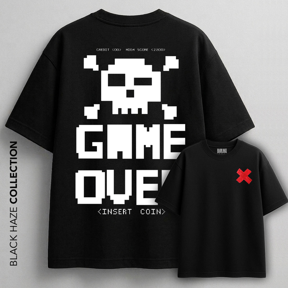 GAME OVER T-Shirt by BLACK HAZE image 0