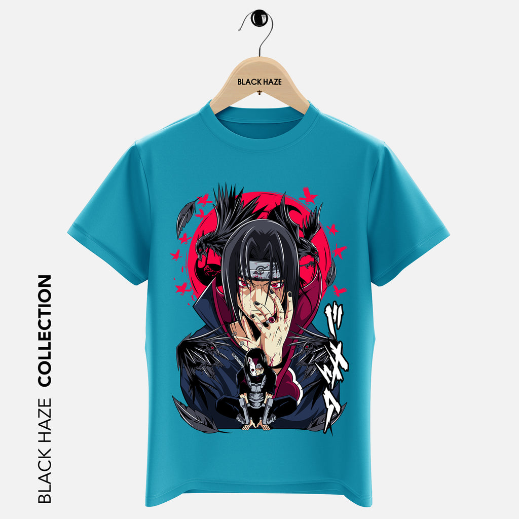 ITACHI Red Eyes T-Shirt By BLACK HAZE image 3