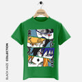 Naruto 4 Faces T-Shirt By BLACK HAZE image 0