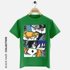 Naruto 4 Faces T-Shirt By BLACK HAZE image 0