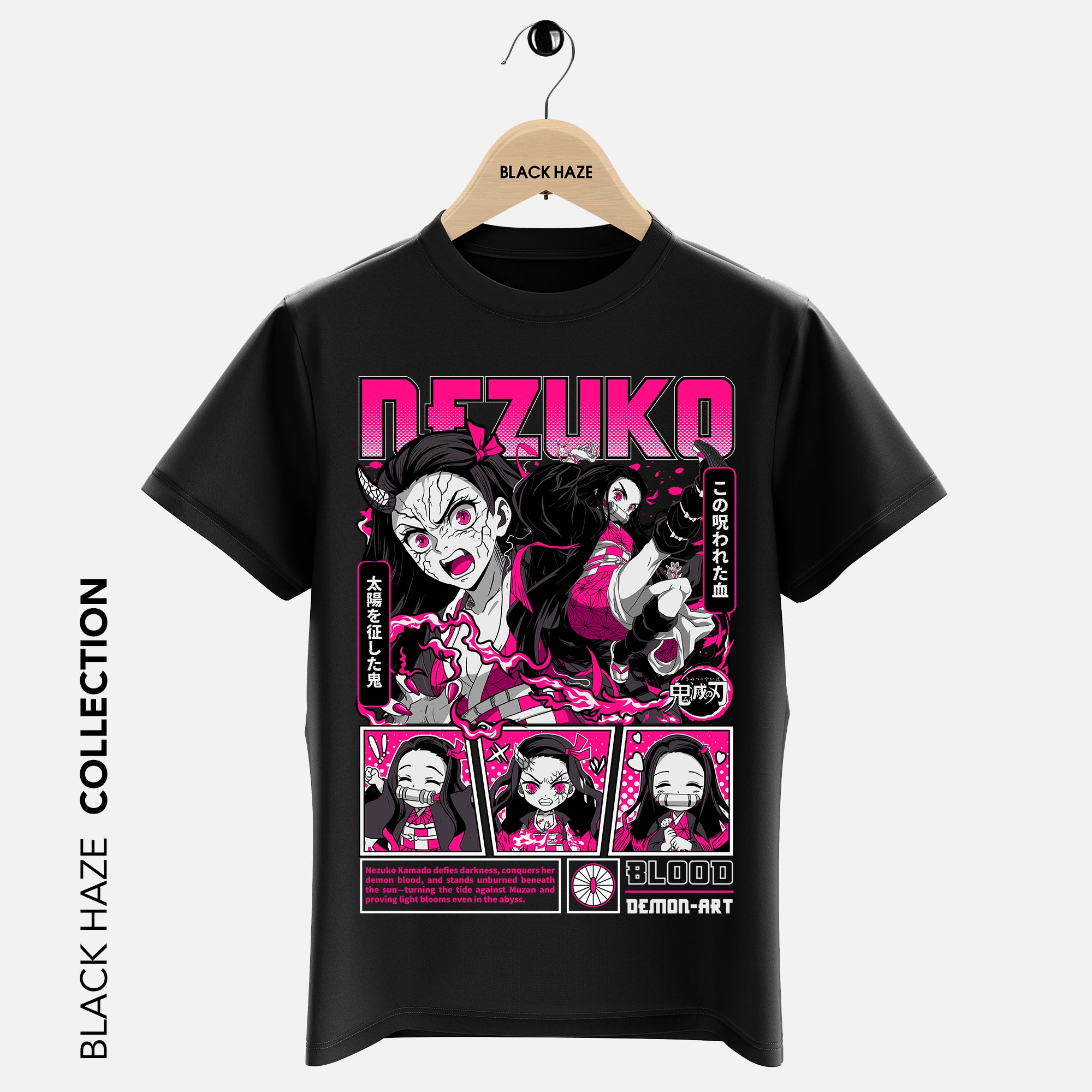 NEZUKO ART T-Shirt By BLACK HAZE image 4