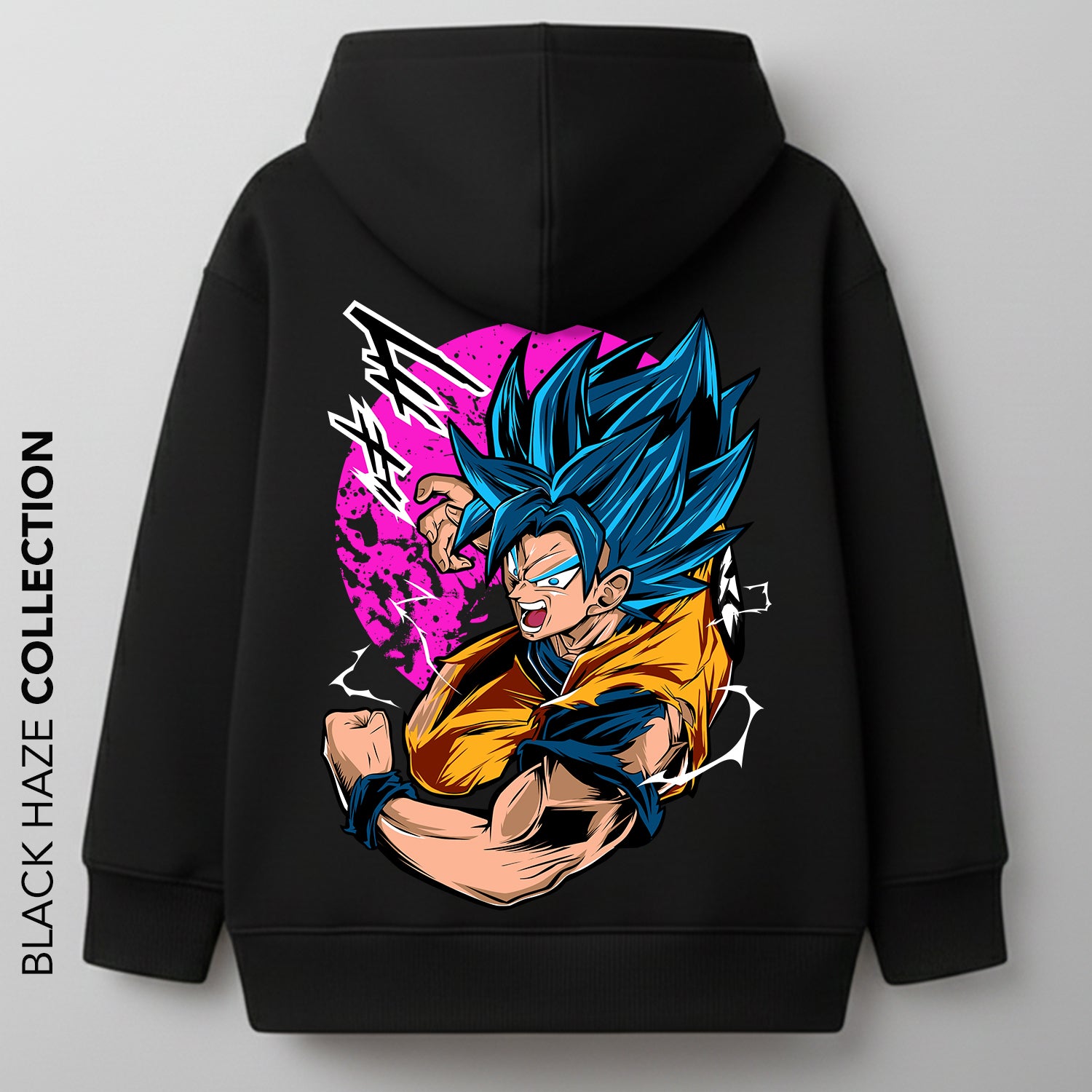 GOKU SUPER SAIYAN Blue Oversize 100% Coton By BLACK HAZE image 1