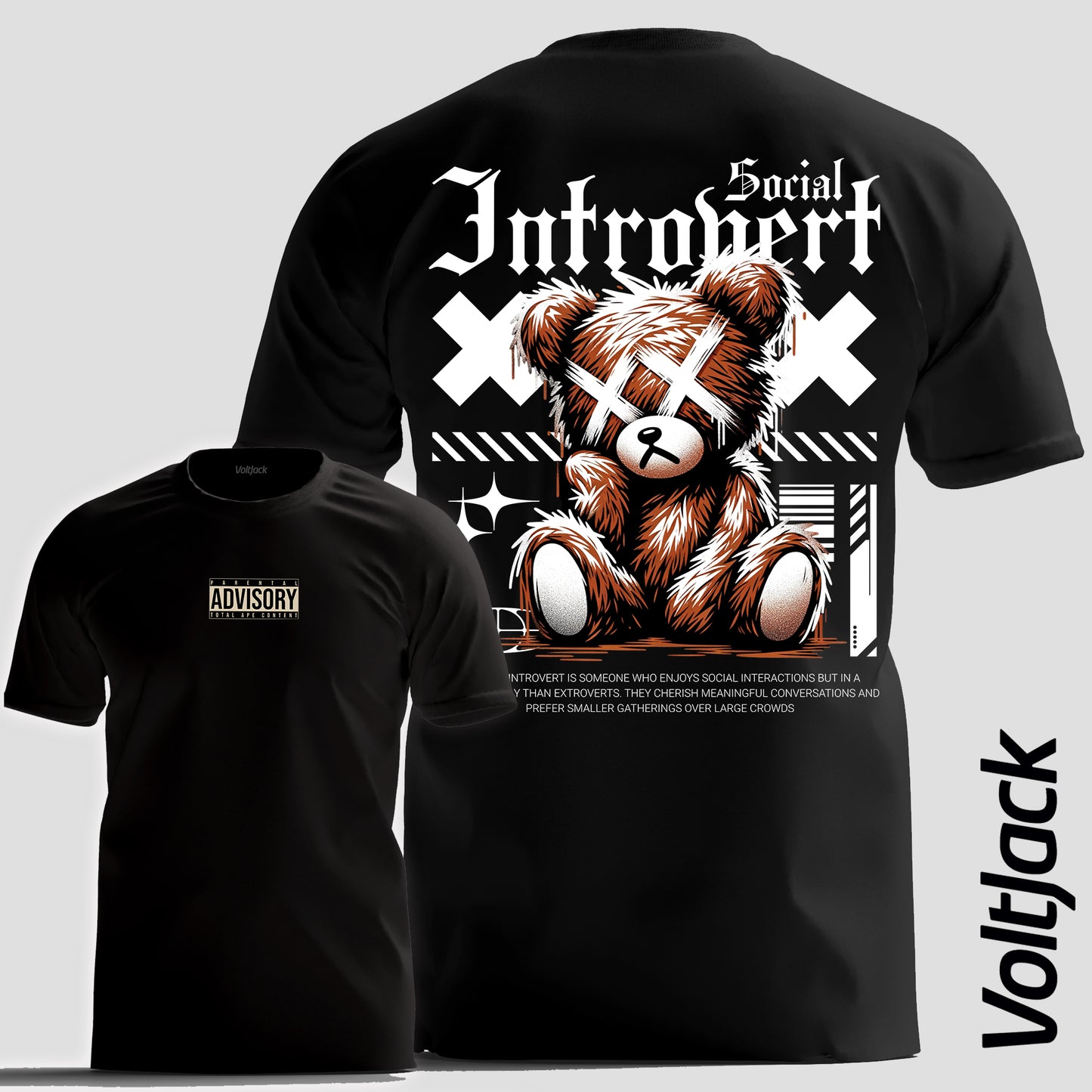 Introvert T-Shirt by VoltJack