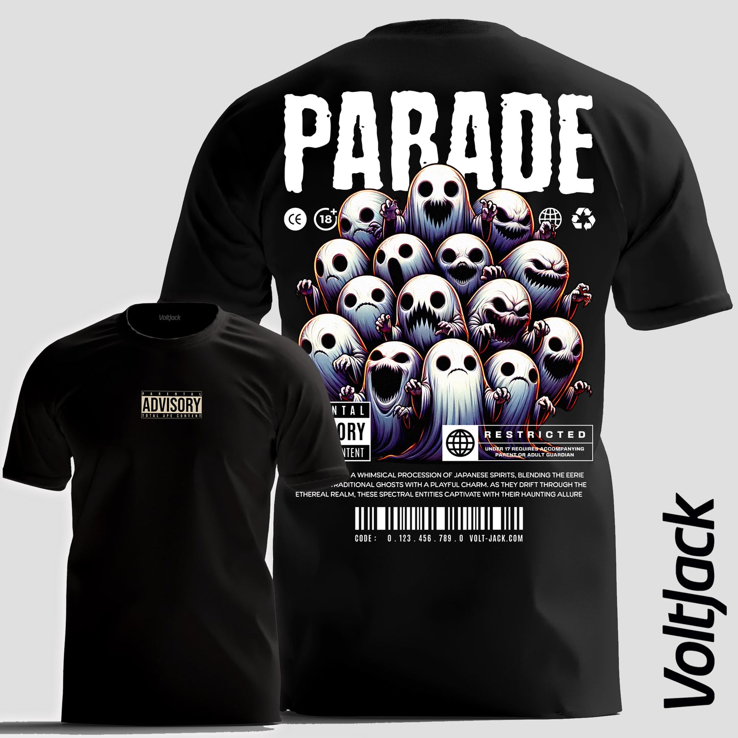 Parade Ghost T-Shirt by VoltJack