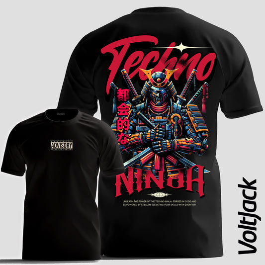 Techno NINJA T-Shirt by VoltJack