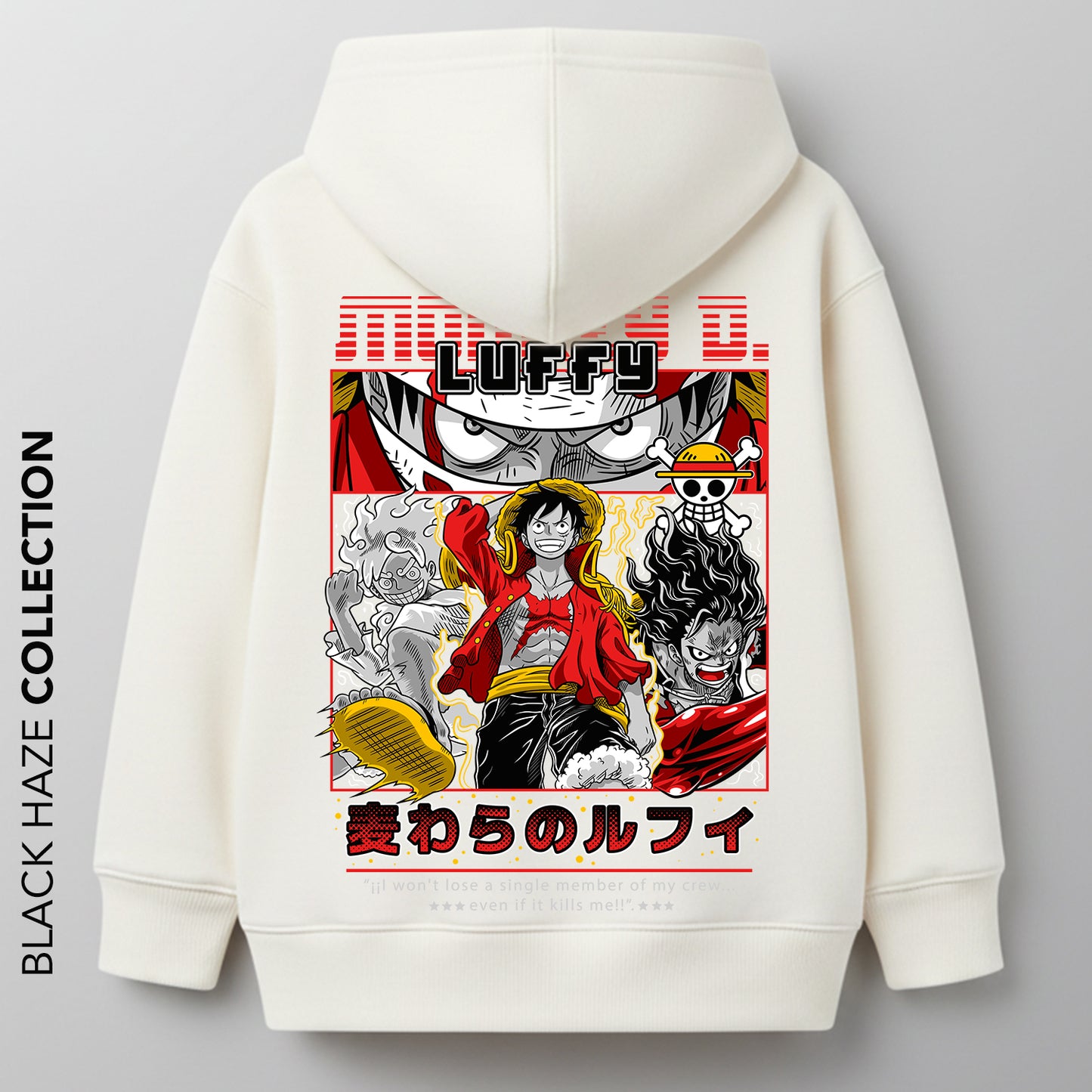 LUFFY Crew Oversize 100% Coton By BLACK HAZE image 1