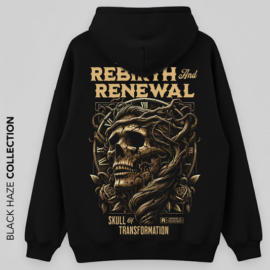 REBIRTH AND RENEWAL Oversize Capuche 100% Coton By BLACK HAZE image 0