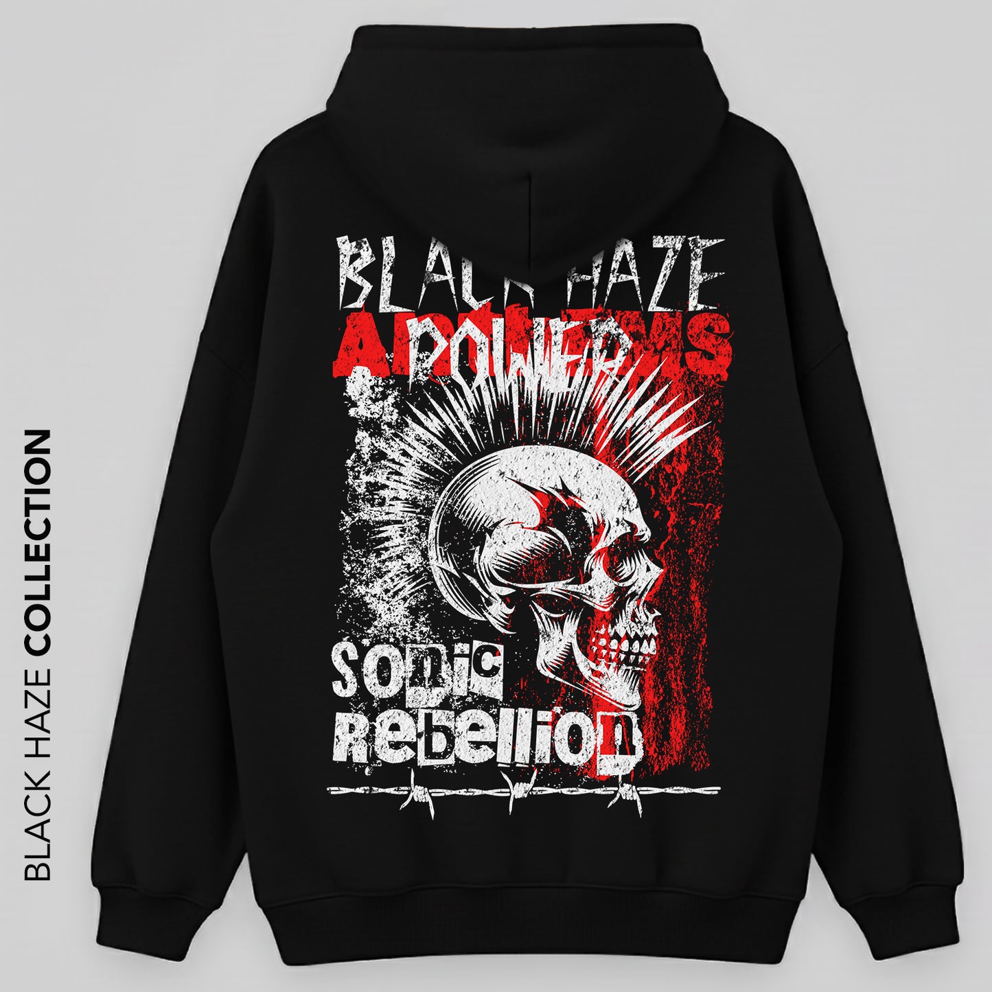 Rebellion Oversize Capuche 100% Coton By BLACK HAZE image 0