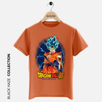 GOKU BLUE CIRCLE T-Shirt By BLACK HAZE image 3