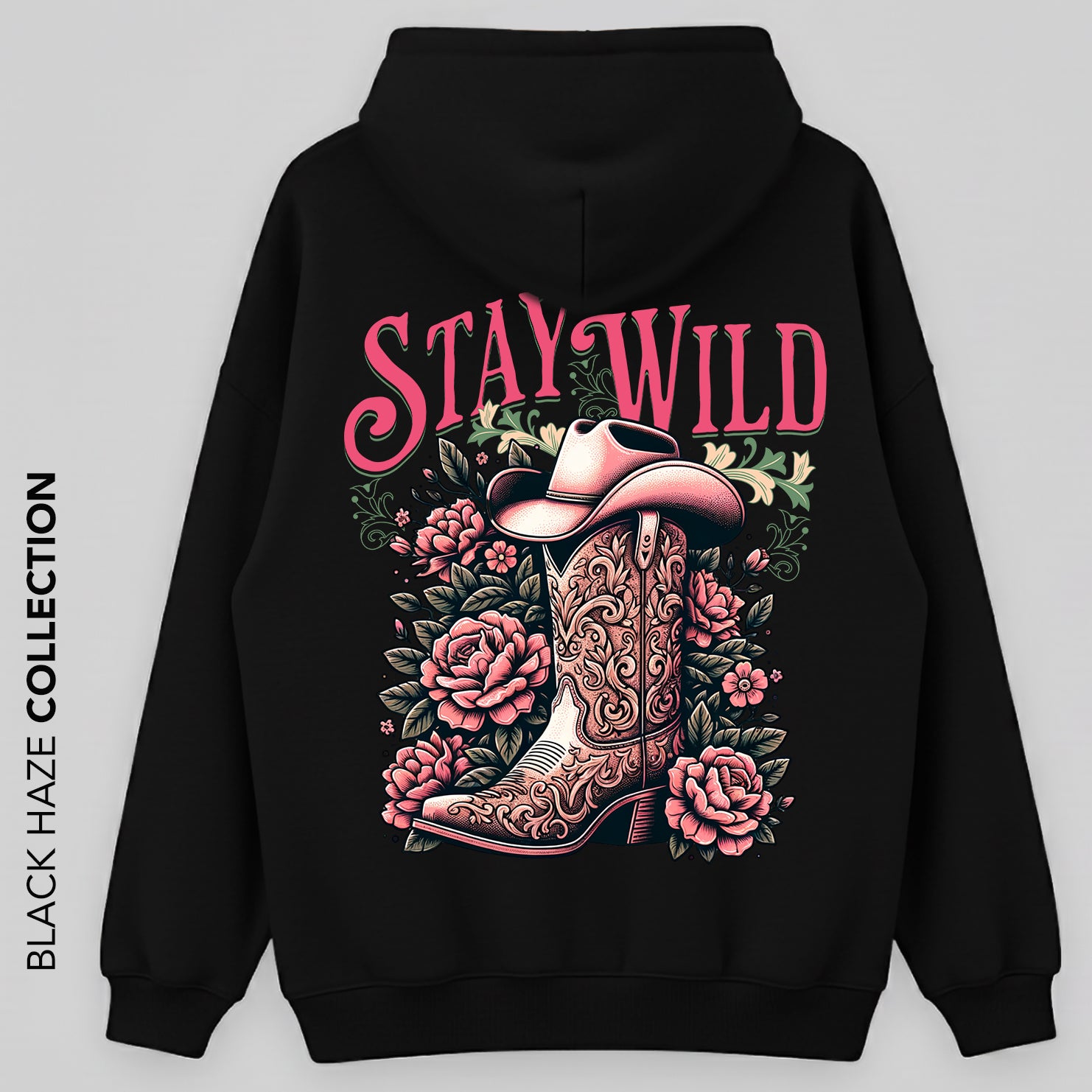 Wild Oversize Capuche 100% Coton By BLACK HAZE image 1