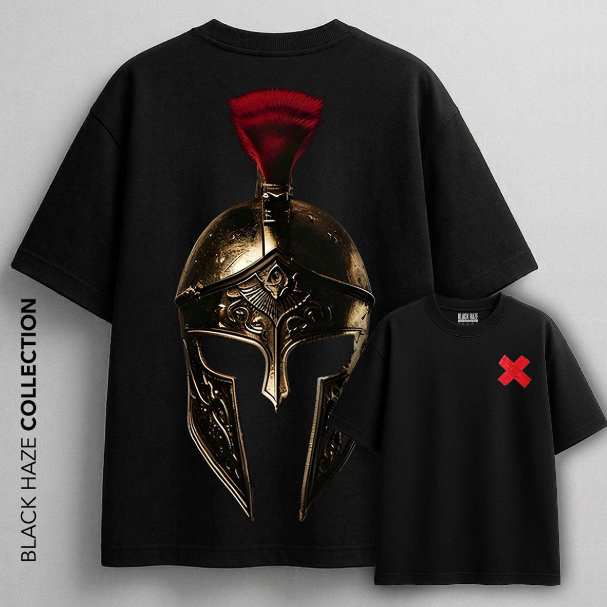 Warrior Halmet T-Shirt by BLACK HAZE image 0