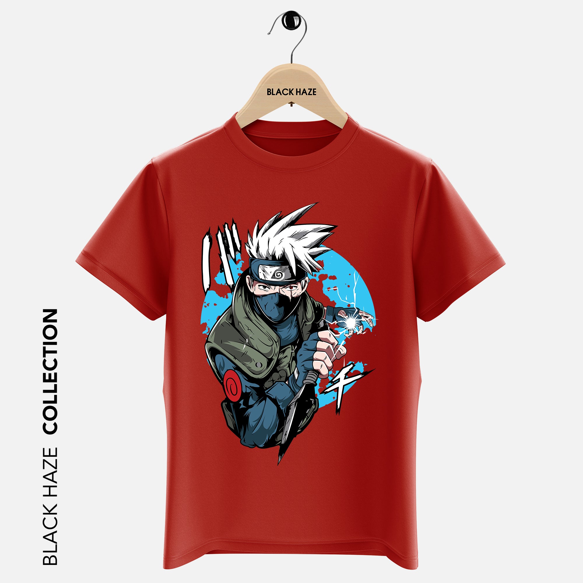 KAKASHI BLEU T-Shirt By BLACK HAZE image 3